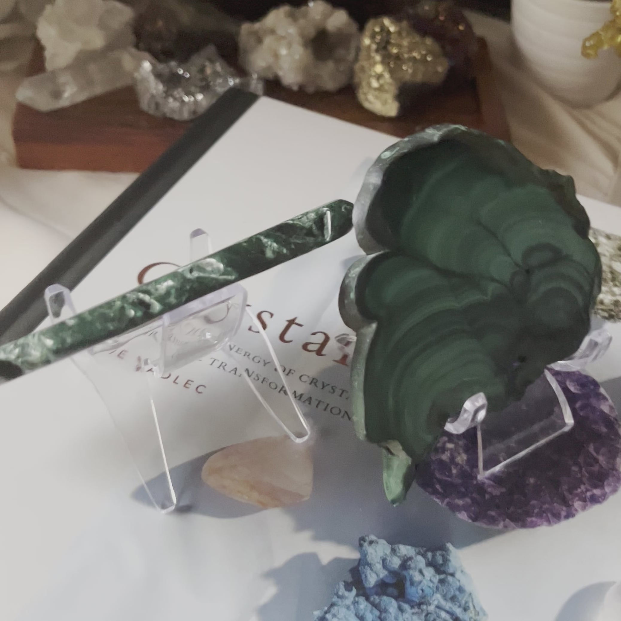 Malachite Slice - Courage & Vitality