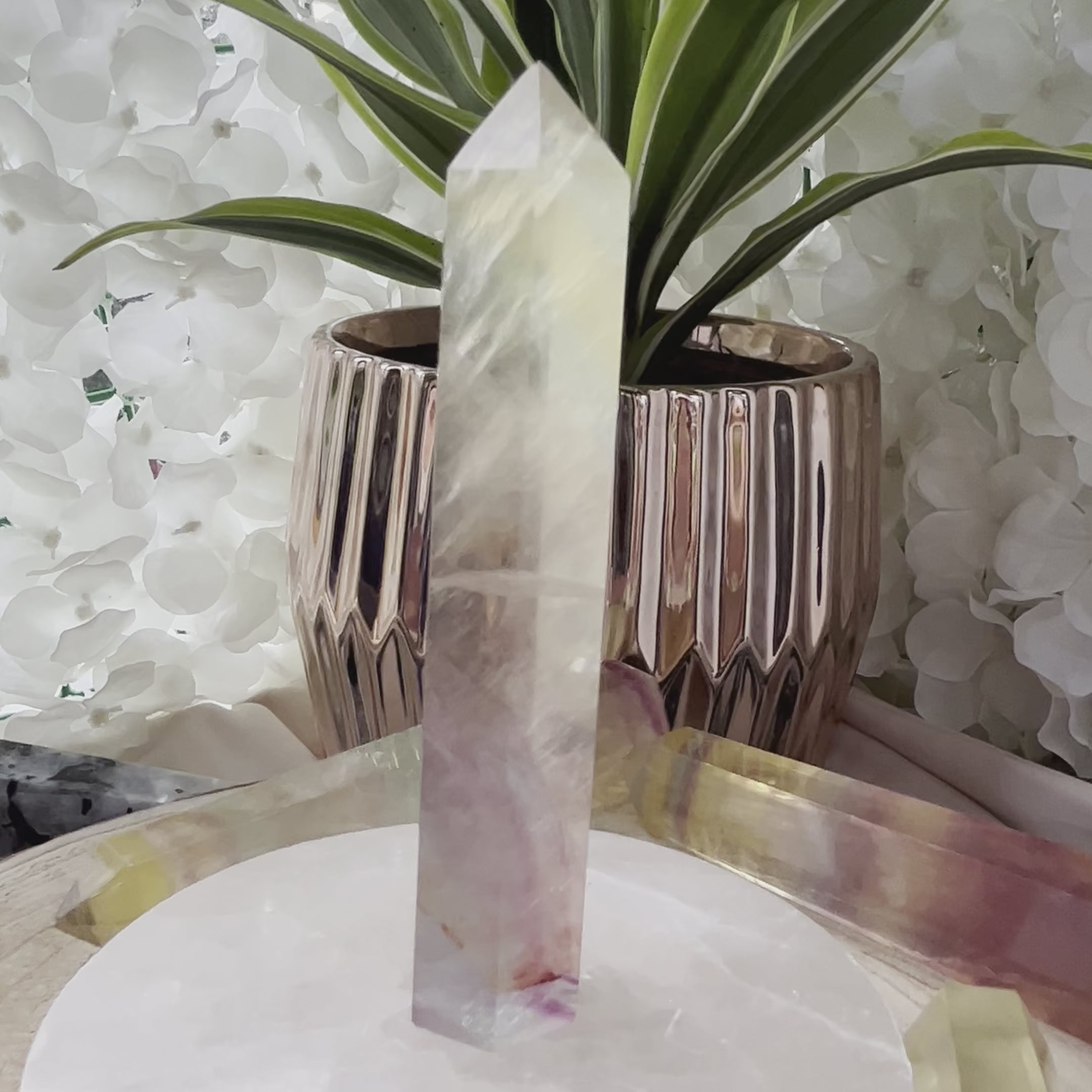 Candy Fluorite Point