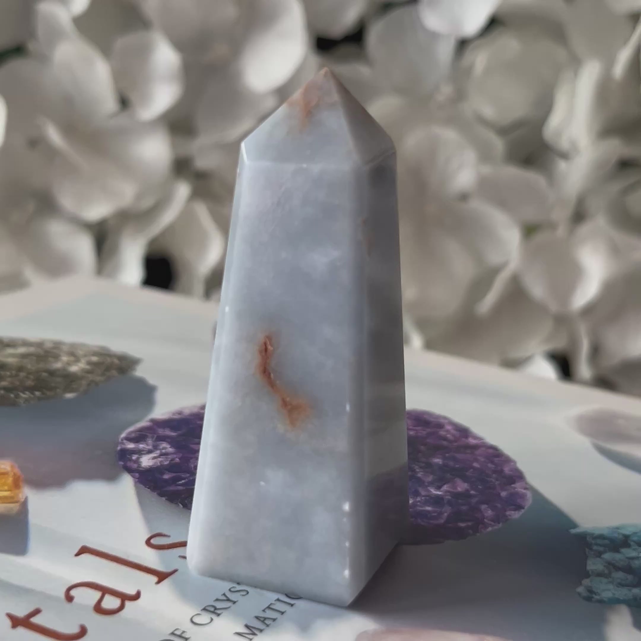 Angelite Obelisk - Angelic Connection & Harmony