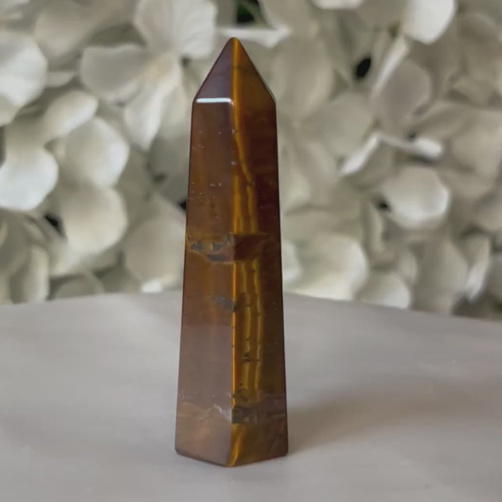 Tiger Eye Point - Courage & Protection