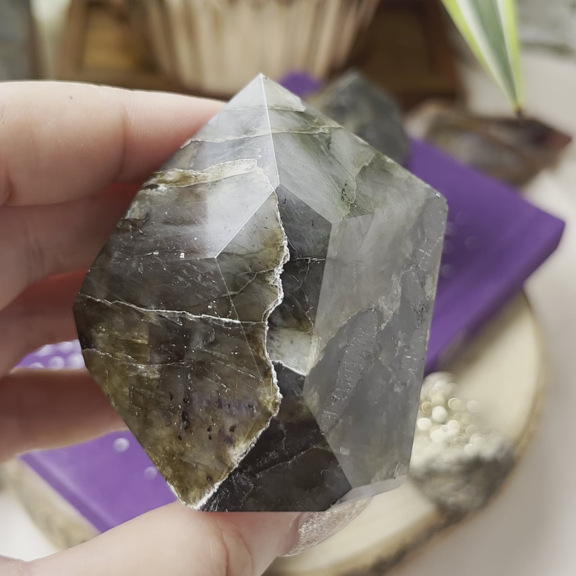 Labradorite Faceted Freeform - Magic & Clairvoyance