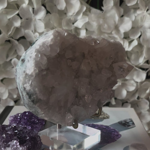apophyllite cluster for meditation and anxiety
