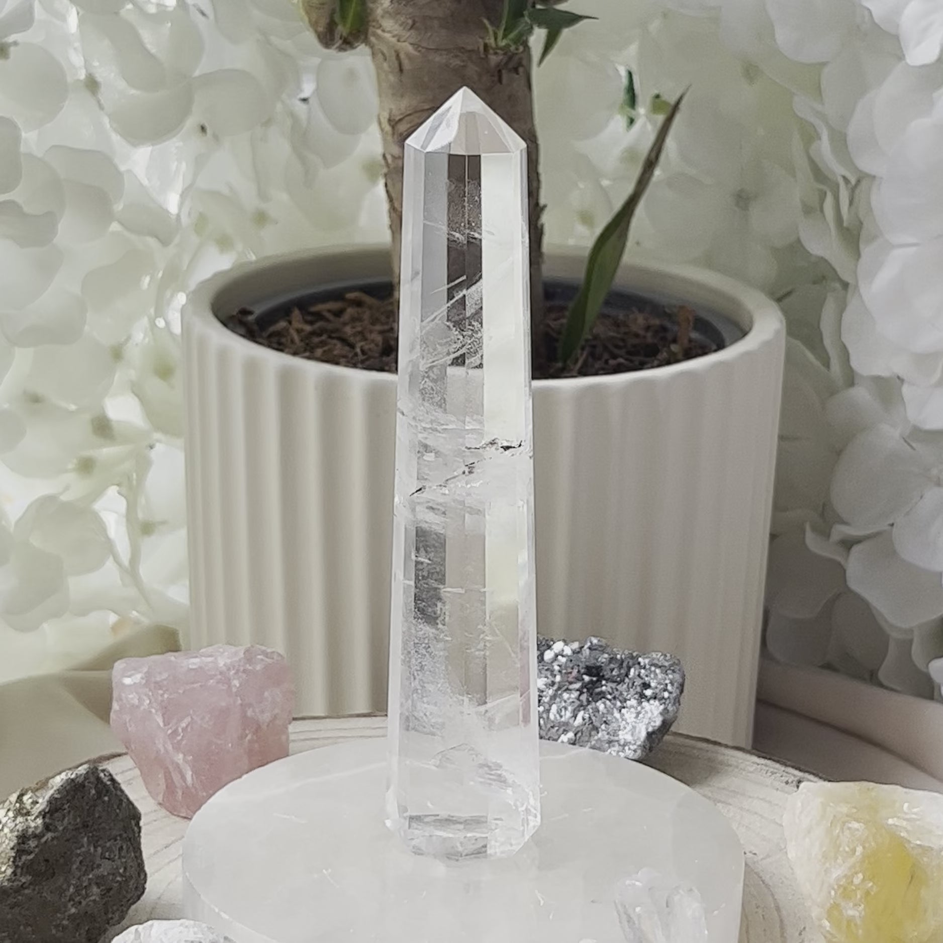 Himalayan Quartz Tower - Chakra Alignment & Energetic Cleansing **Rare**