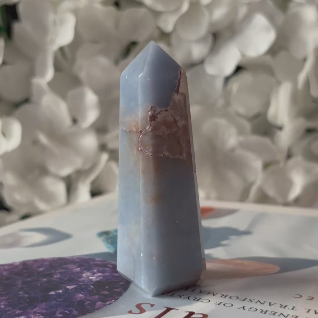 Angelite Obelisk - Angelic Connection & Harmony