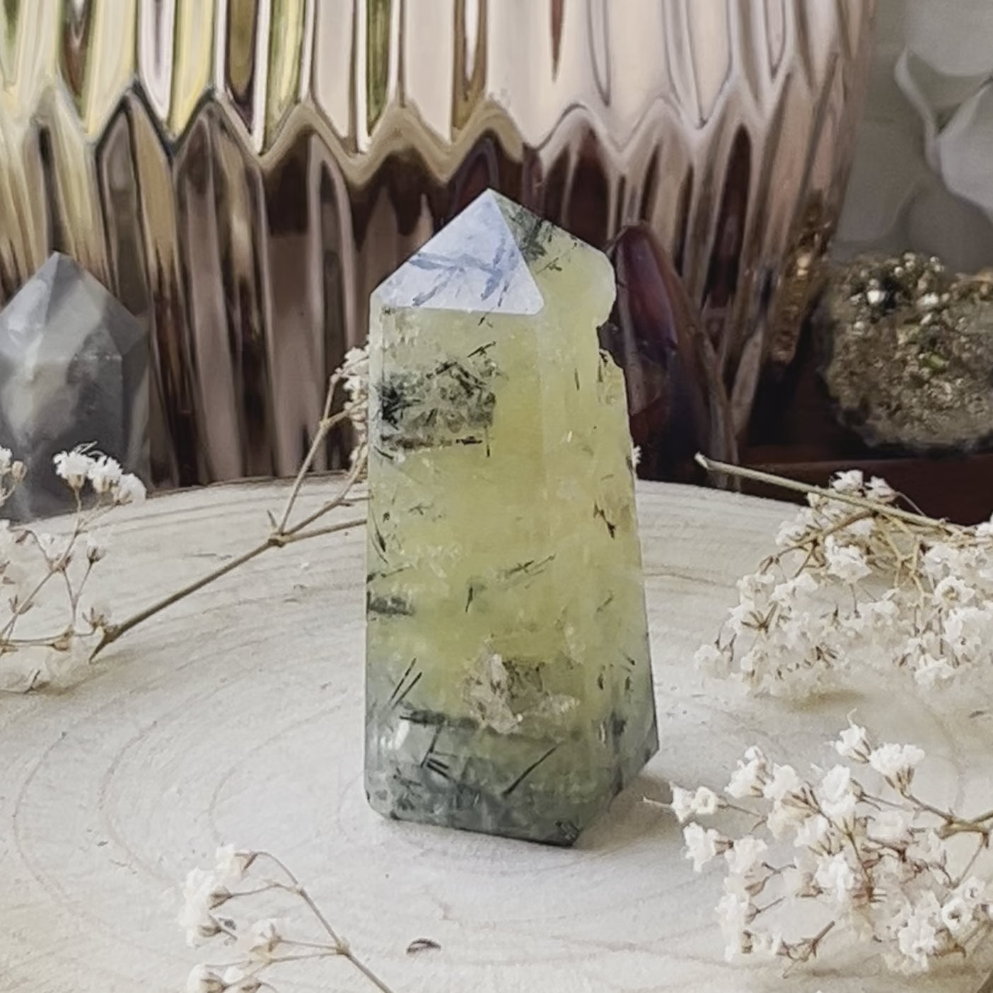 Prehnite Obelisk