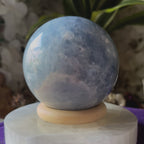 Blue Calcite Sphere