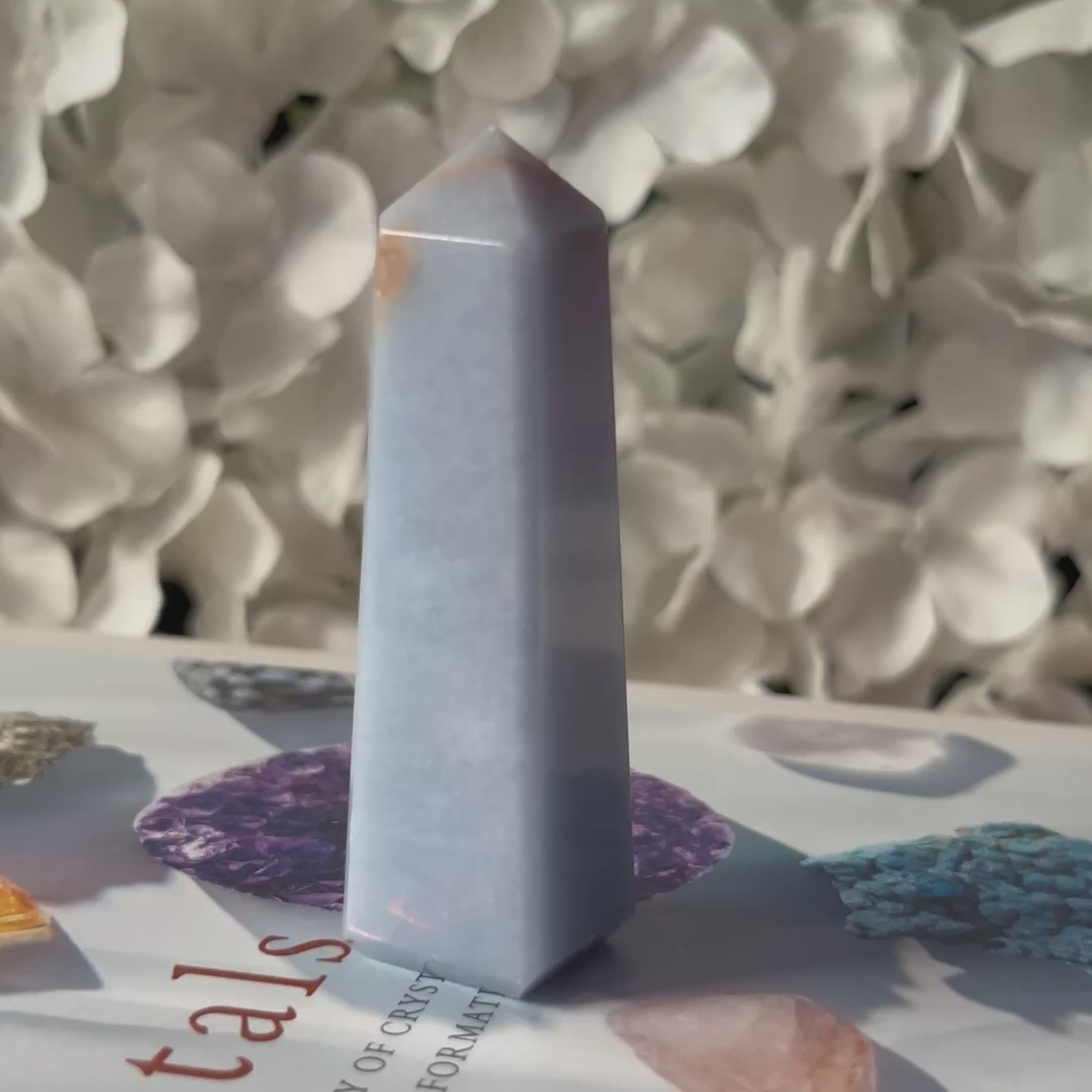 Angelite Obelisk - Angelic Connection & Harmony