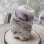 Zebra Agate Druzy Freeform