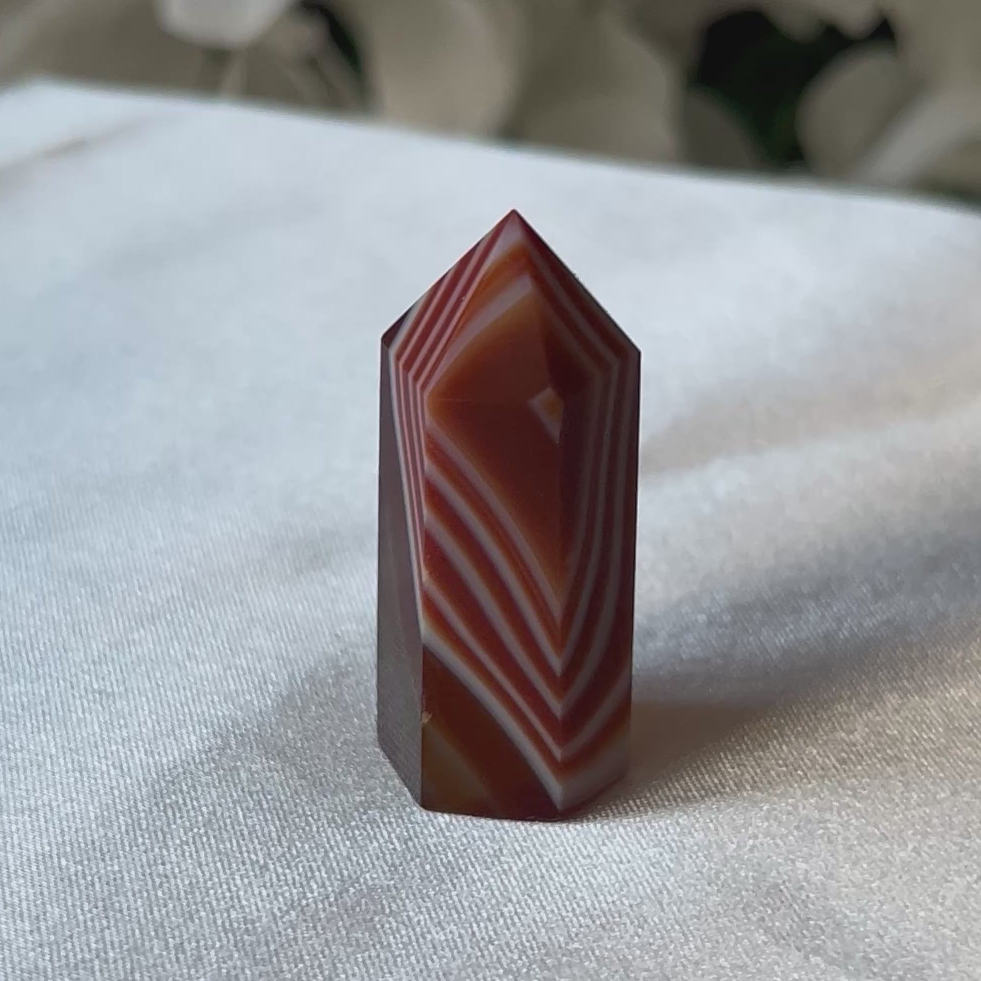 Carnelian Polished Point  - Vitality & Courage