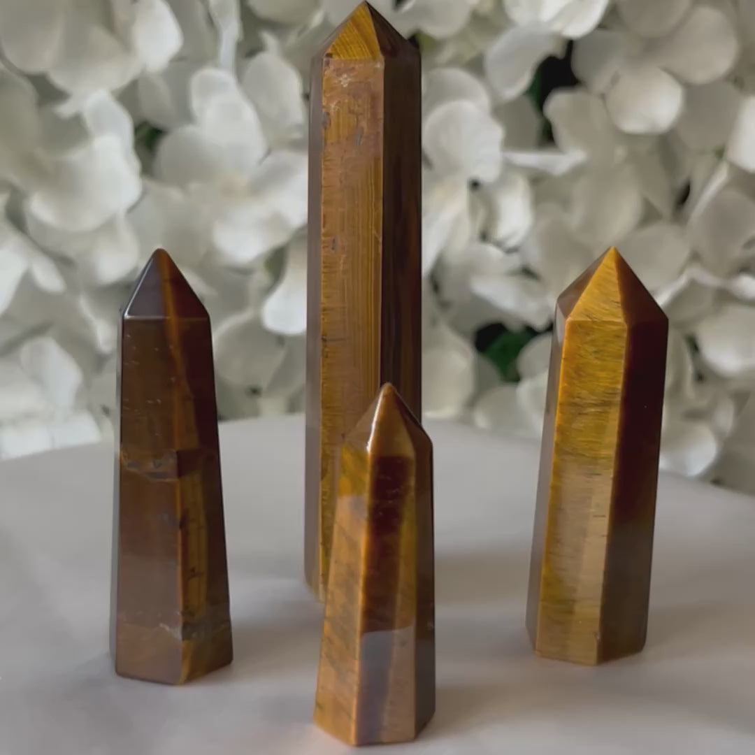 Tiger Eye Point - Courage & Protection