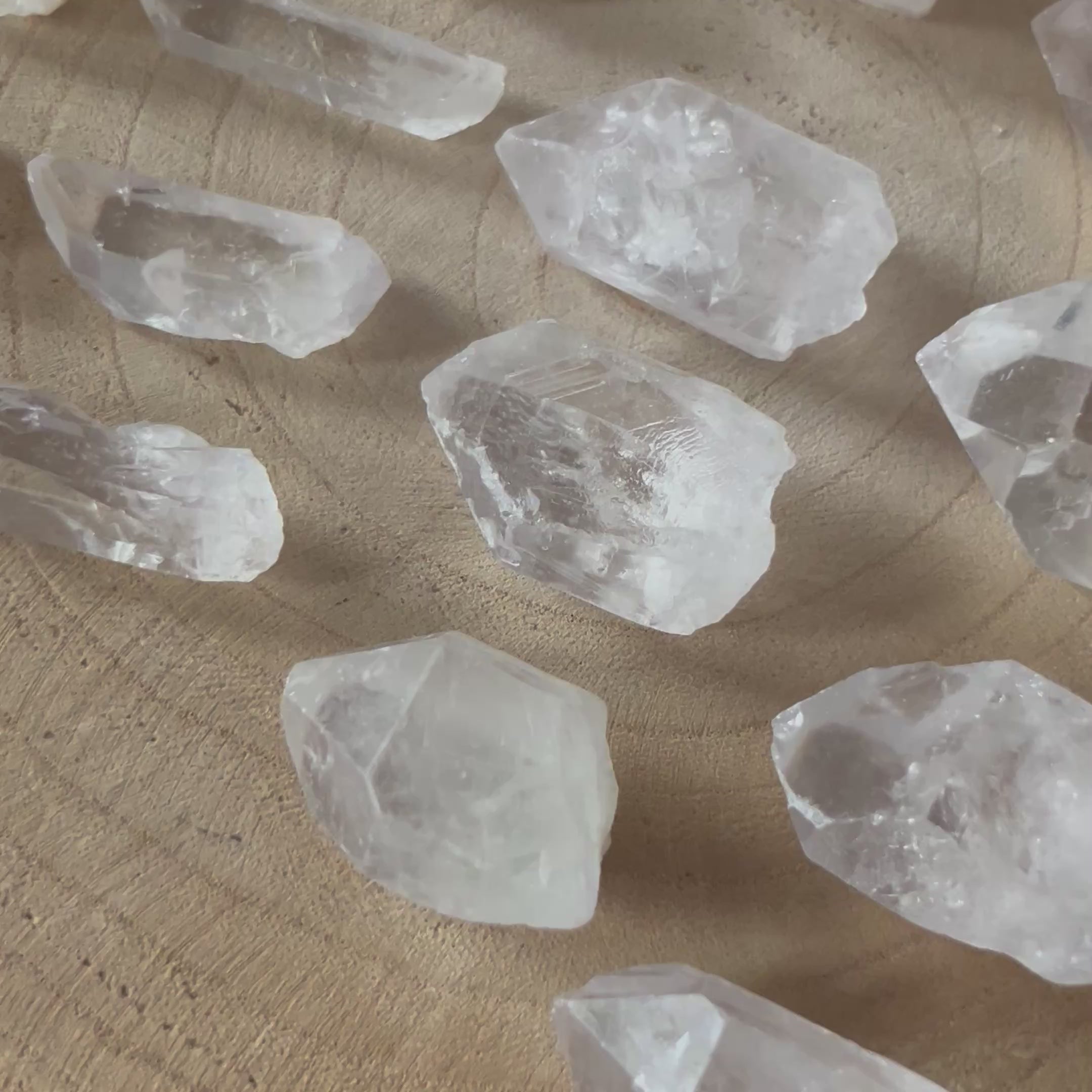 Rock Crystal (Quartz) Rough Points 