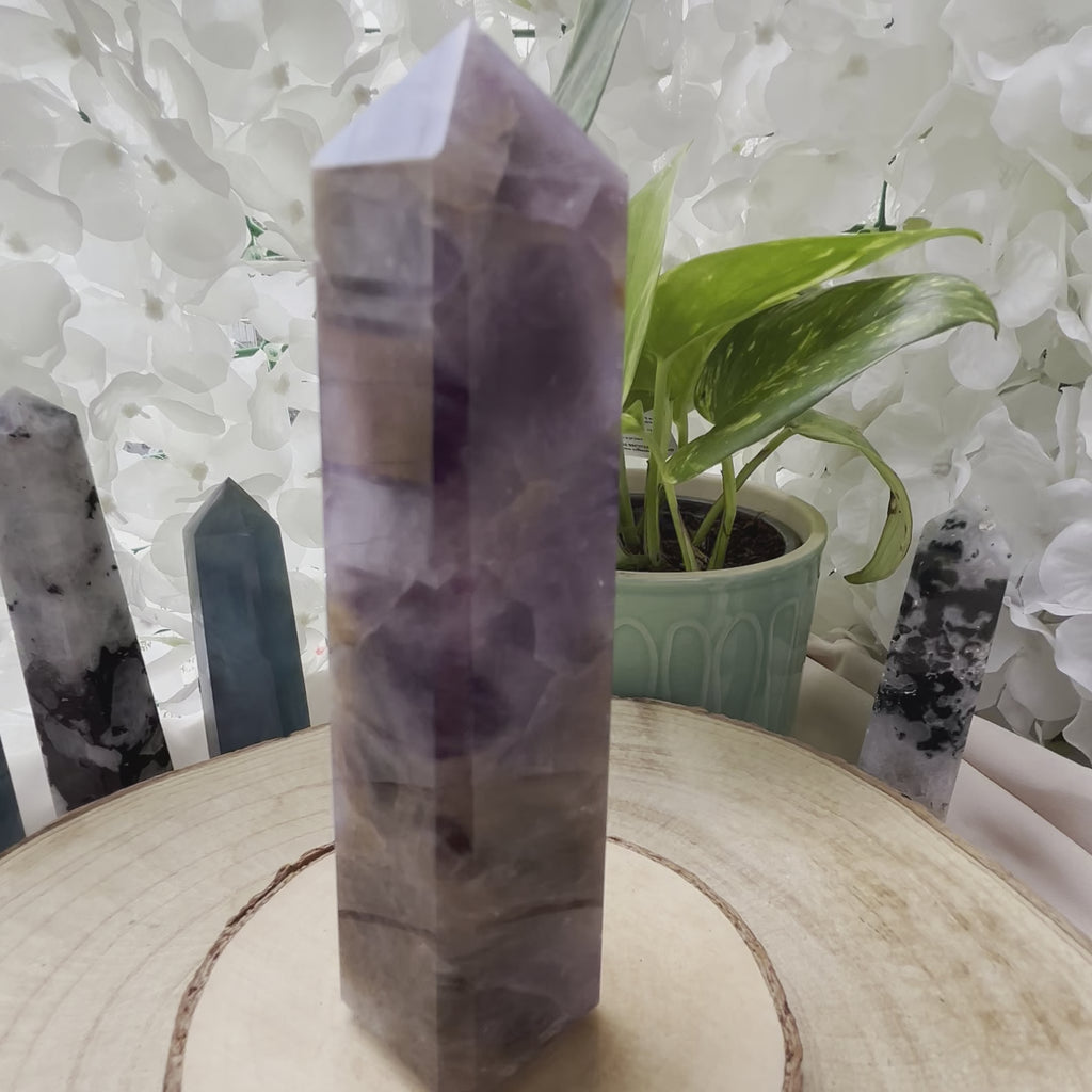 Amethyst Obelisk - Spiritual Wisdom & Comfort