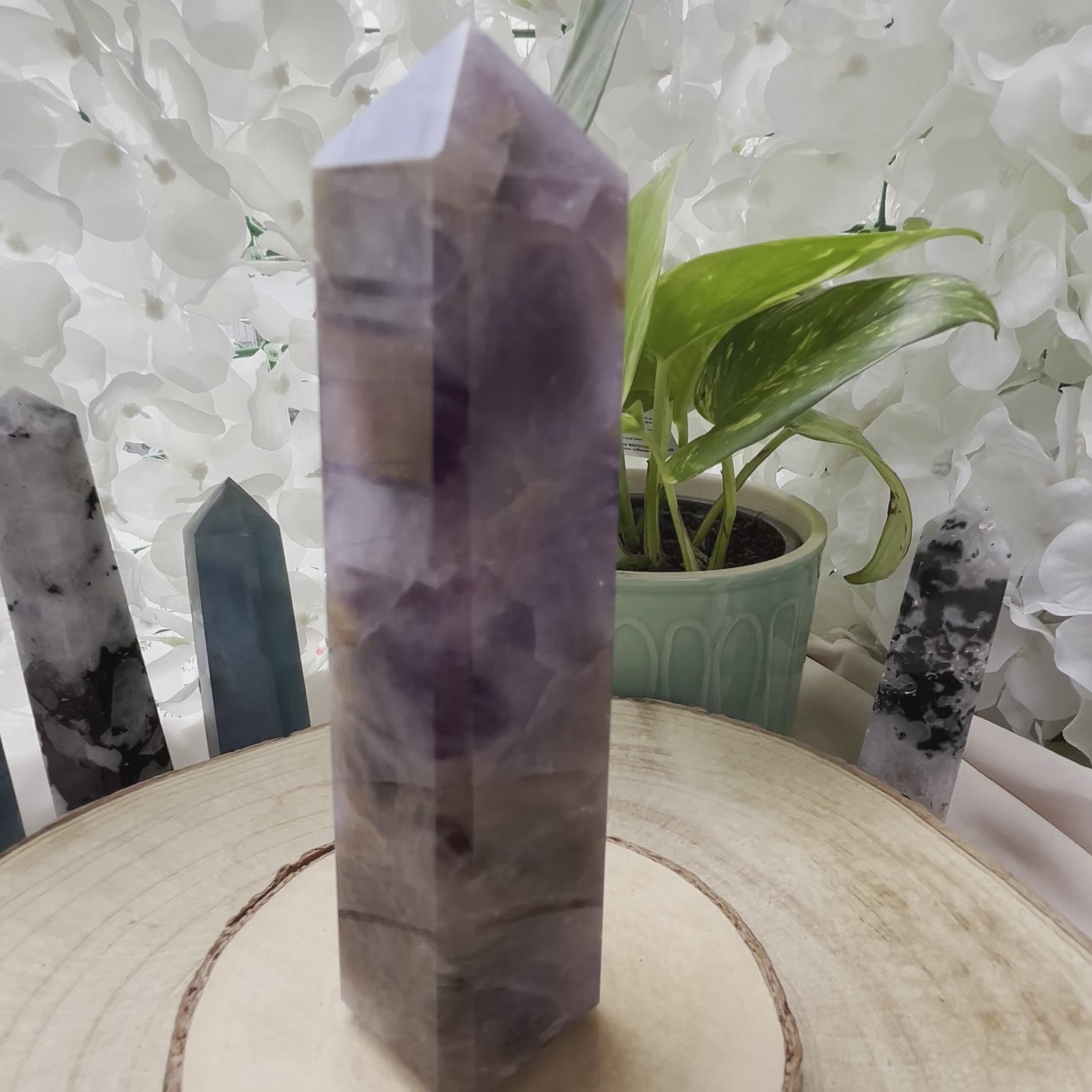 Amethyst Obelisk - Spiritual Wisdom & Comfort