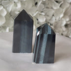 Blue Tiger's Eye (Hawk's Eye) Obelisk - Communication & Serenity