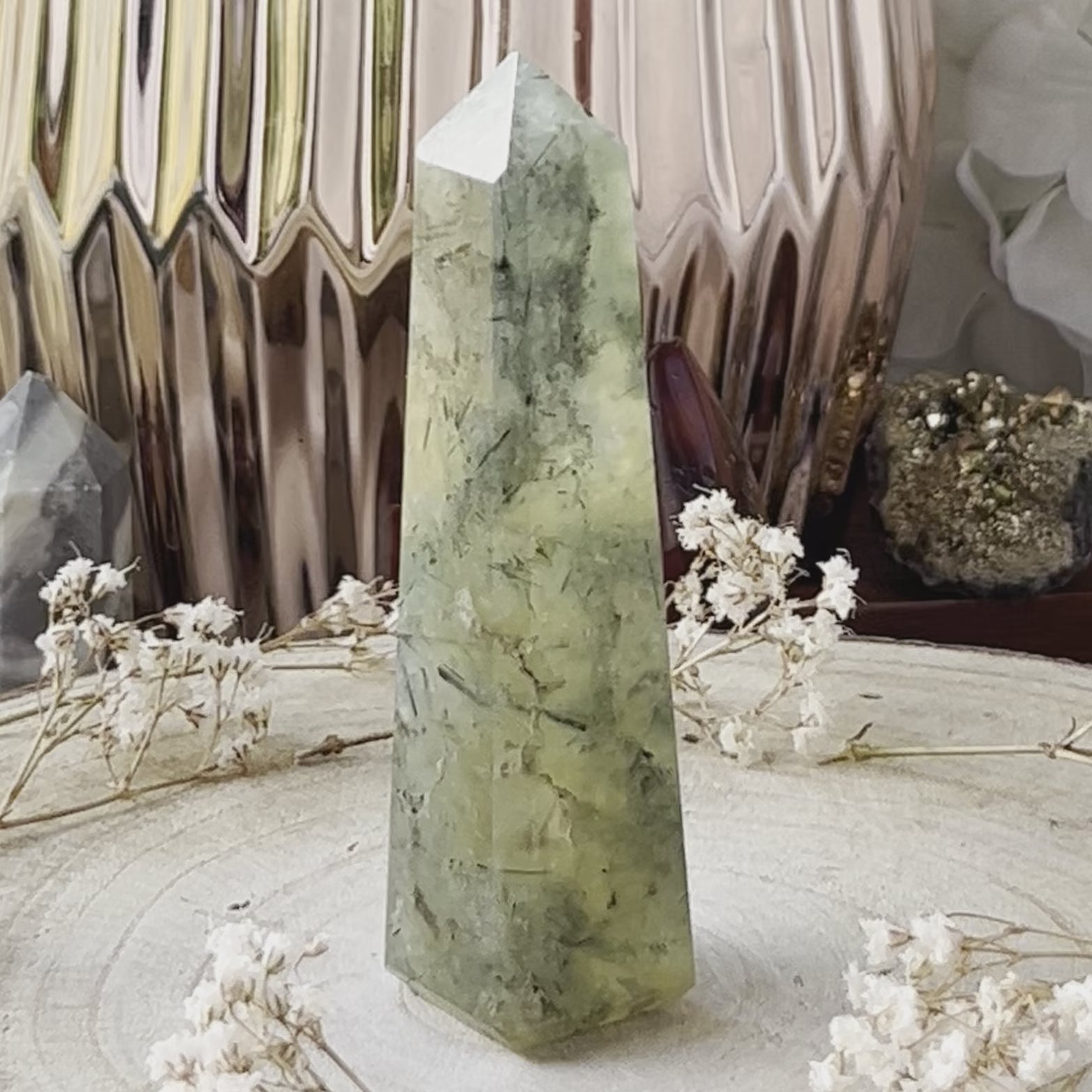 Prehnite Obelisk