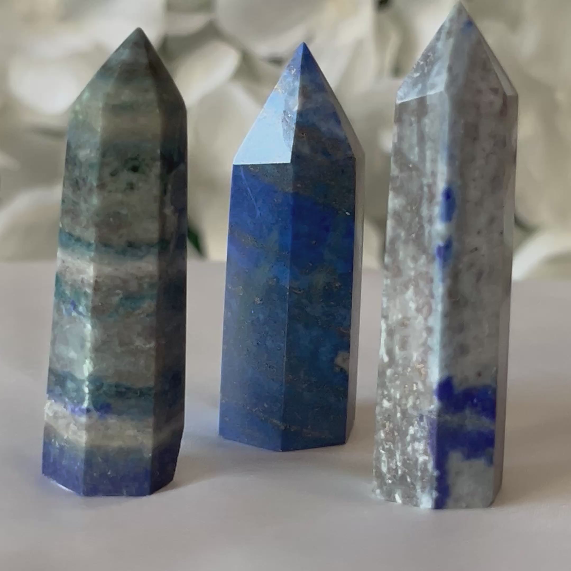 Lapis Lazuli Polished Point - Spiritual Elevation & Wisdom