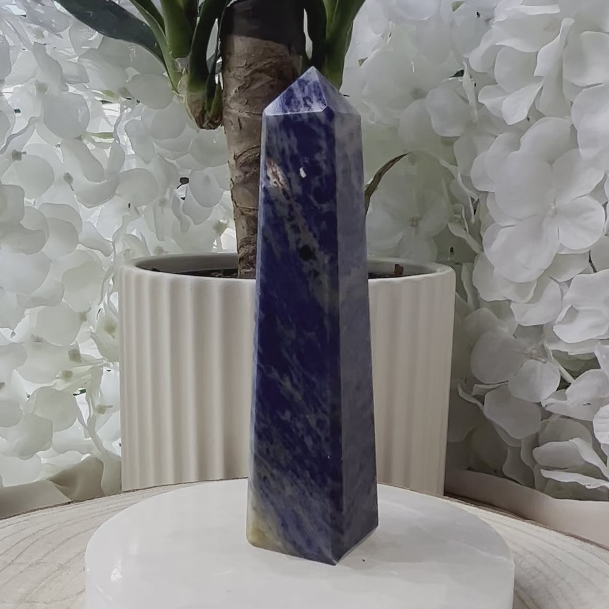 Sodalite Obelisk - Wisdom & Guidance