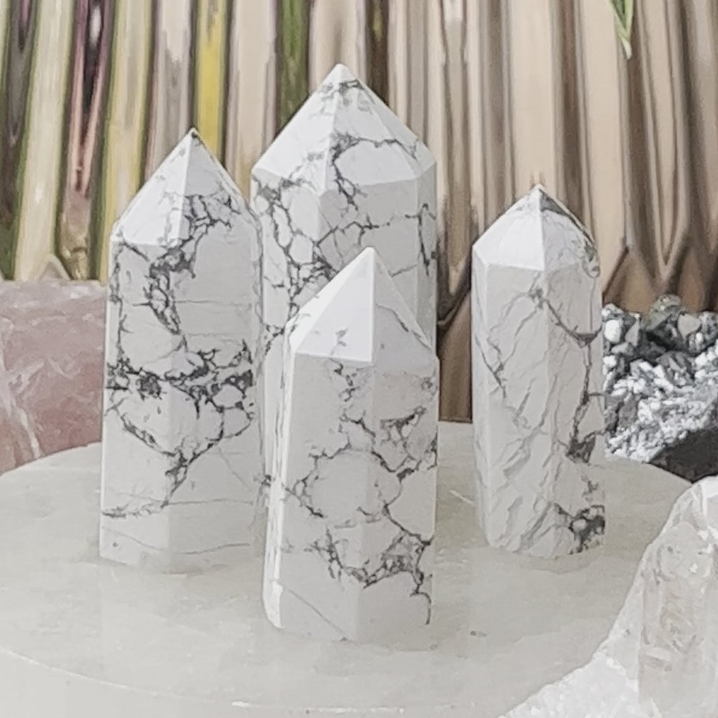 Howlite Point - Peace & Harmony