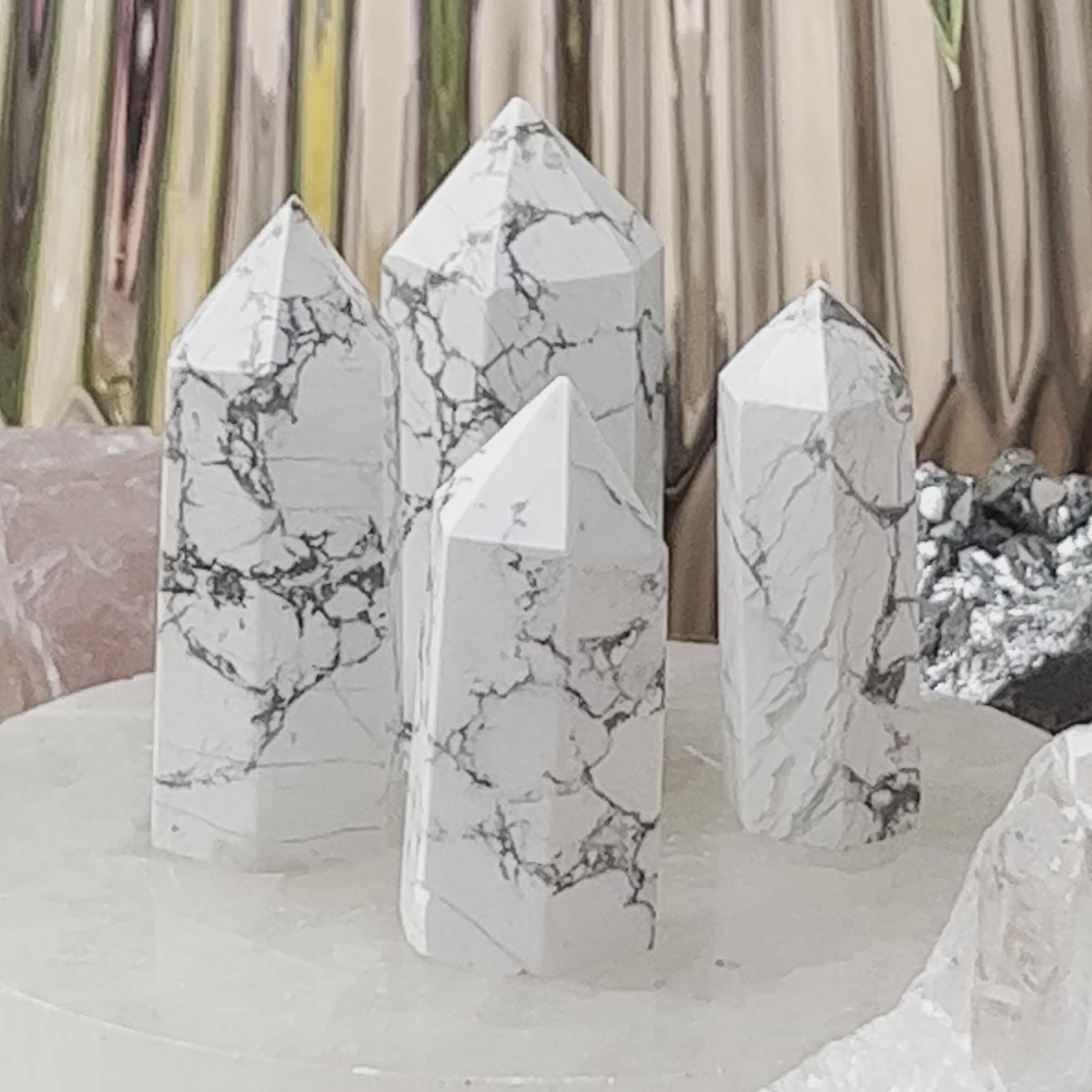 Howlite Point - Peace & Harmony