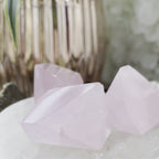 Rose Quartz Faceted Freeform - Universal & Unconditional Love