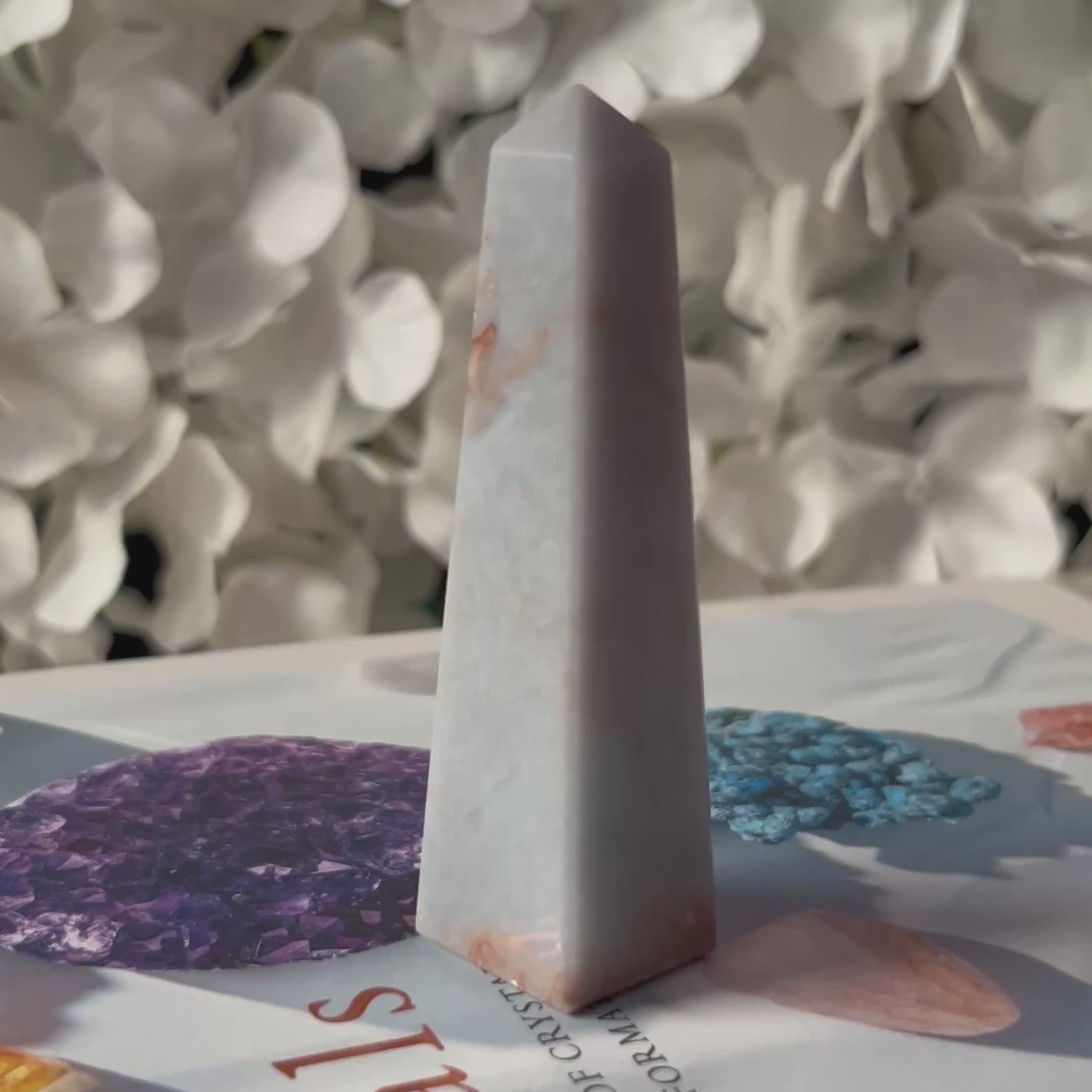 Angelite Obelisk - Angelic Connection & Harmony