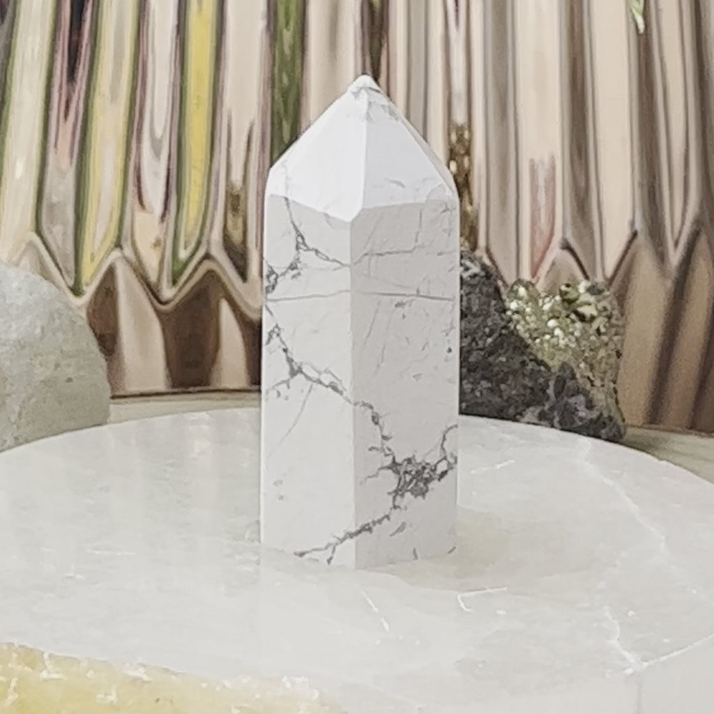 Howlite Point - Peace & Harmony