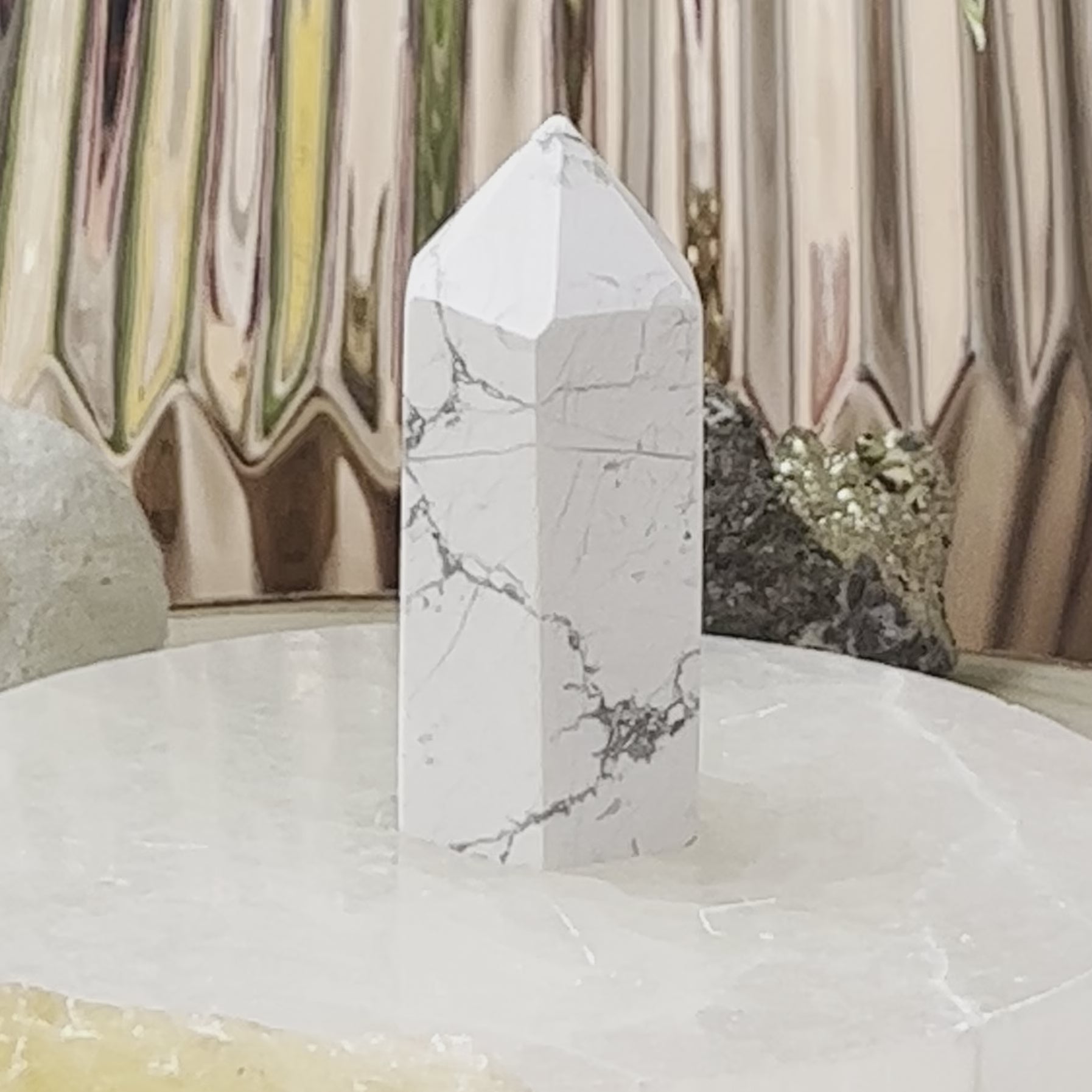 Howlite Point - Peace & Harmony