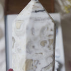 Dendritic Yellow Calcite Tower Point - Accomplishments & Purpose