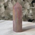 Rose Aura Quartz Polished Point - Universal & Unconditional Love