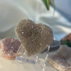 Amethyst Rainbow Pastille Heart - Spirituality & Transmutation