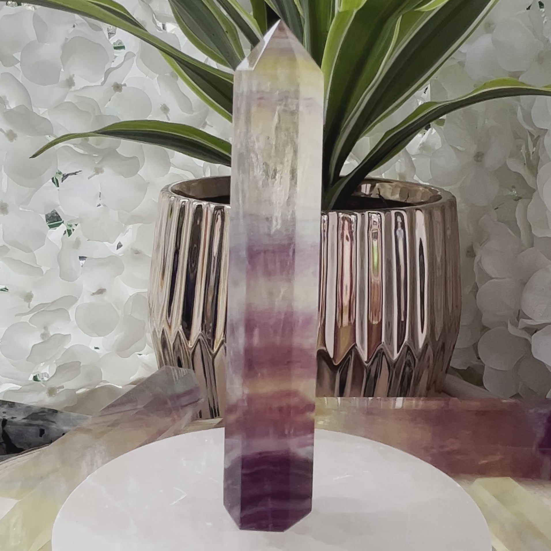 Candy Fluorite Point