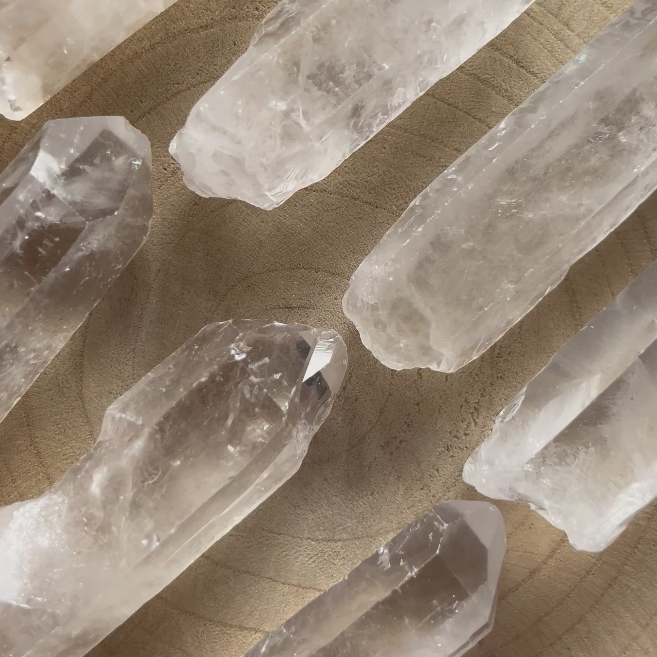 Rock Crystal (Quartz) Rough Points (8cm - 9.5cm)- Intuition & Wisdom