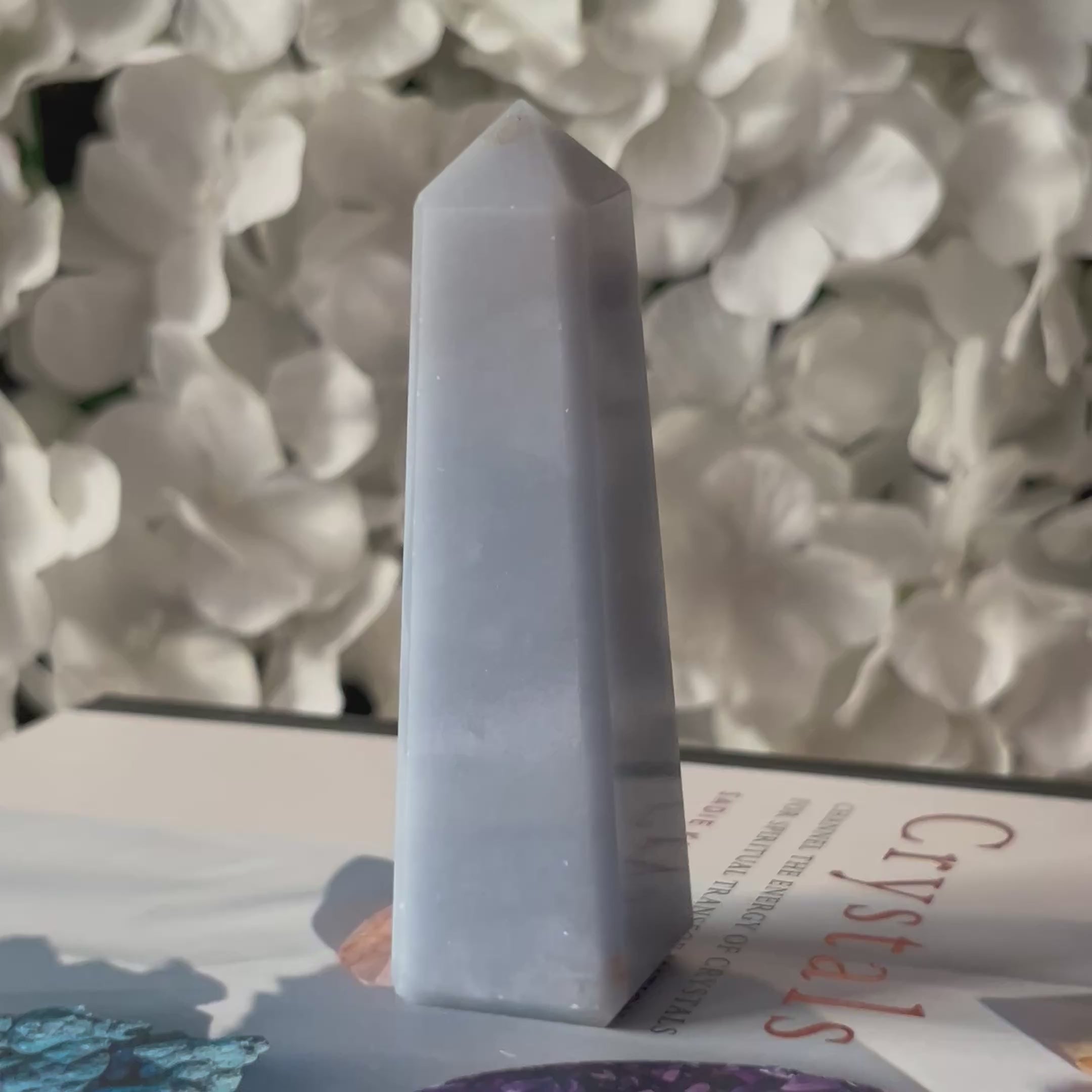 Angelite Obelisk - Angelic Connection & Harmony