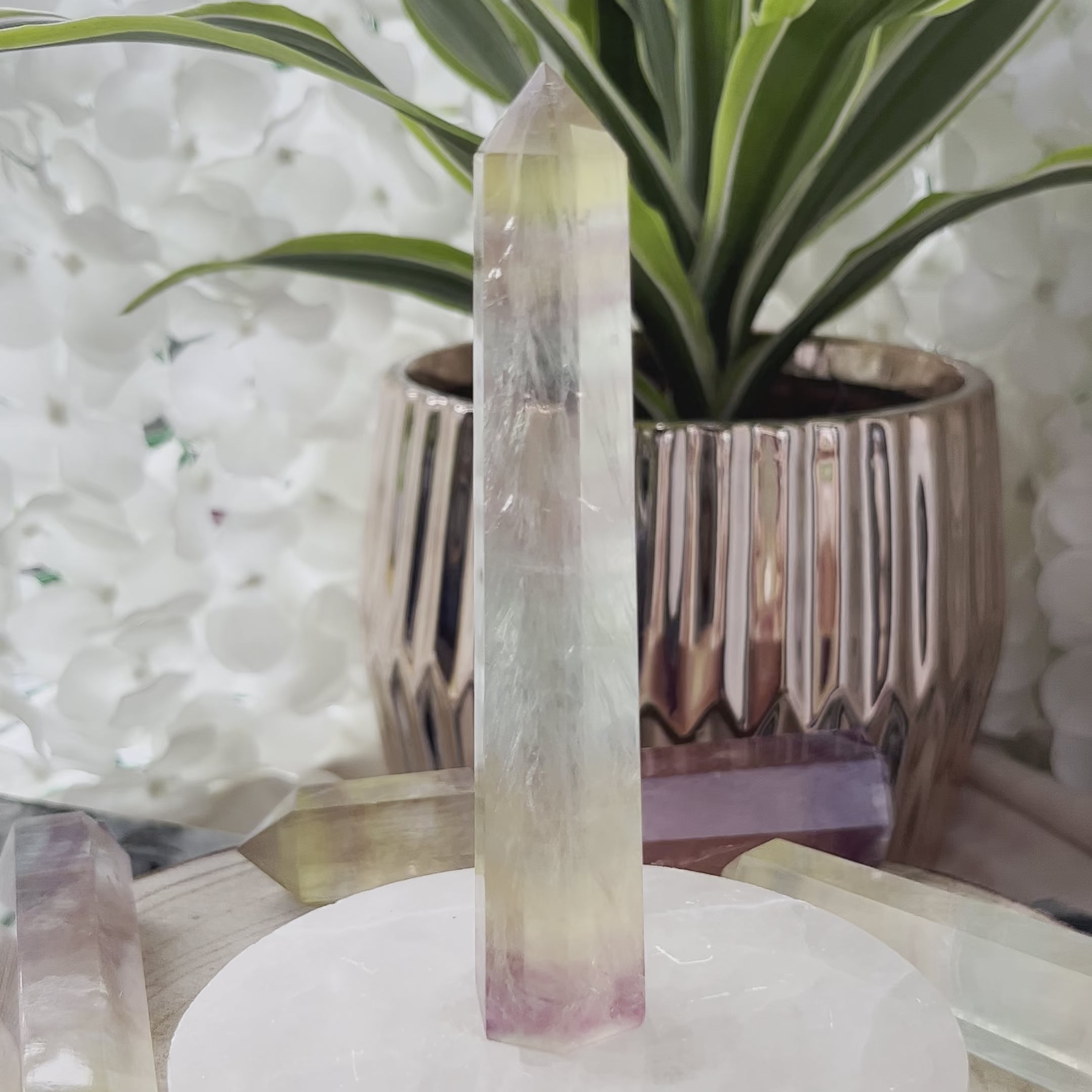 Candy Fluorite Point