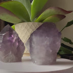 Amethyst Cut Base Point -Spiritual Wisdom & Comfort