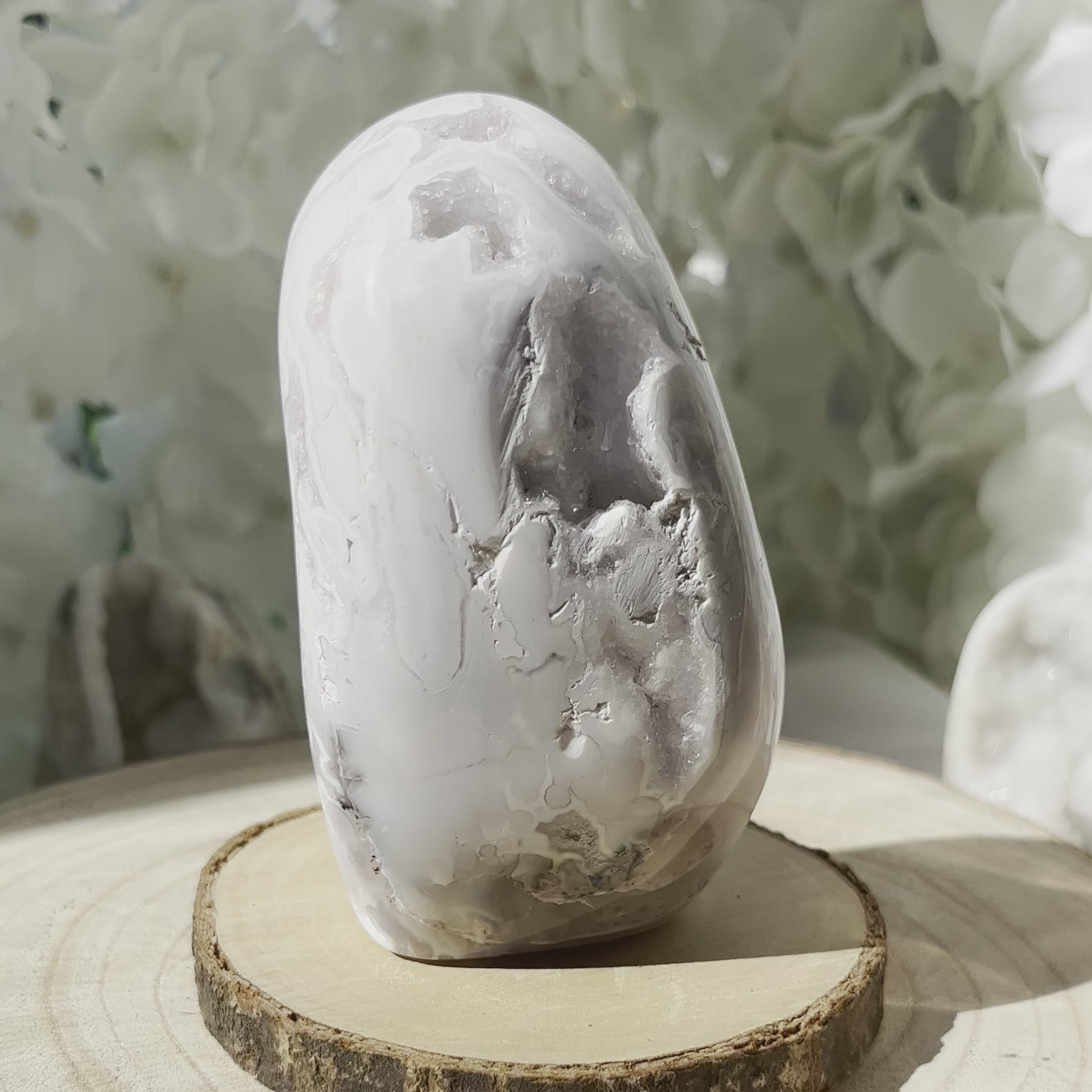 Druzy Snow Agate Freeform