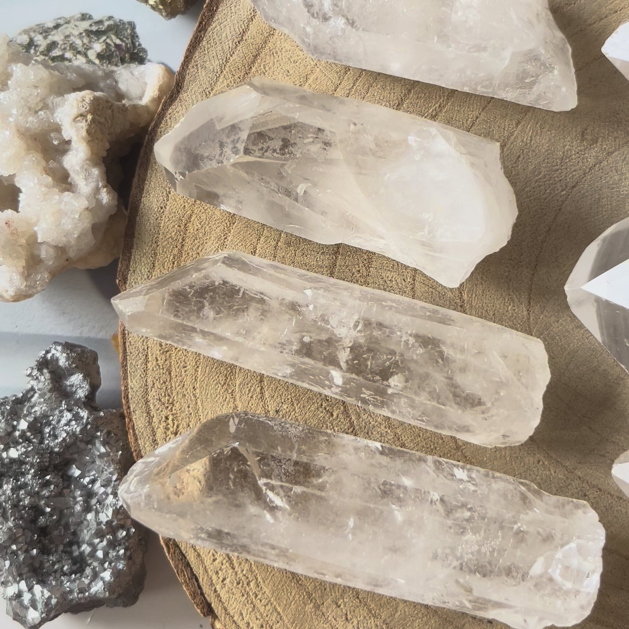 Rock Crystal (Quartz) Rough Points (6cm - 7.5cm) - Intuition & Wisdom