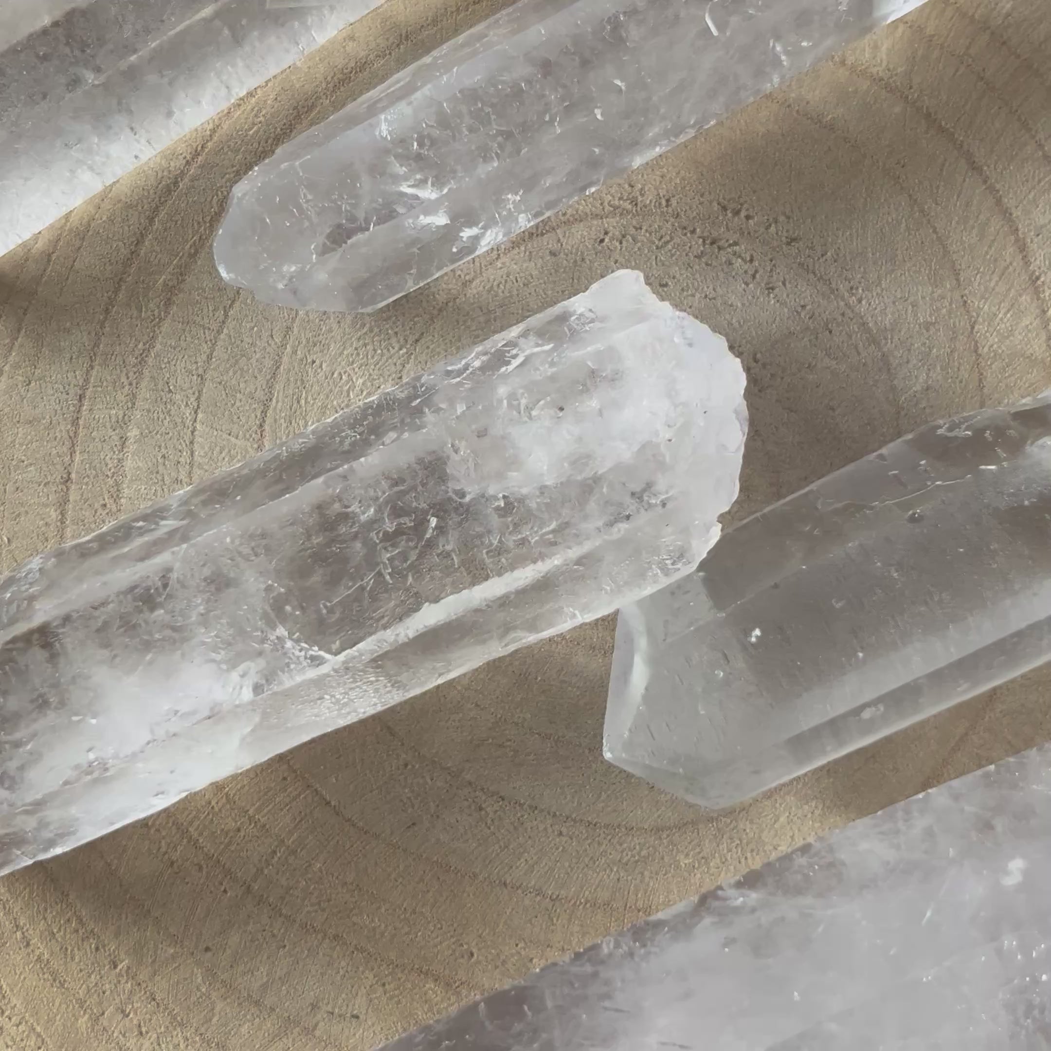Rock Crystal (Quartz) Rough Points (10cm - 12.5cm) - Intuition & Wisdom