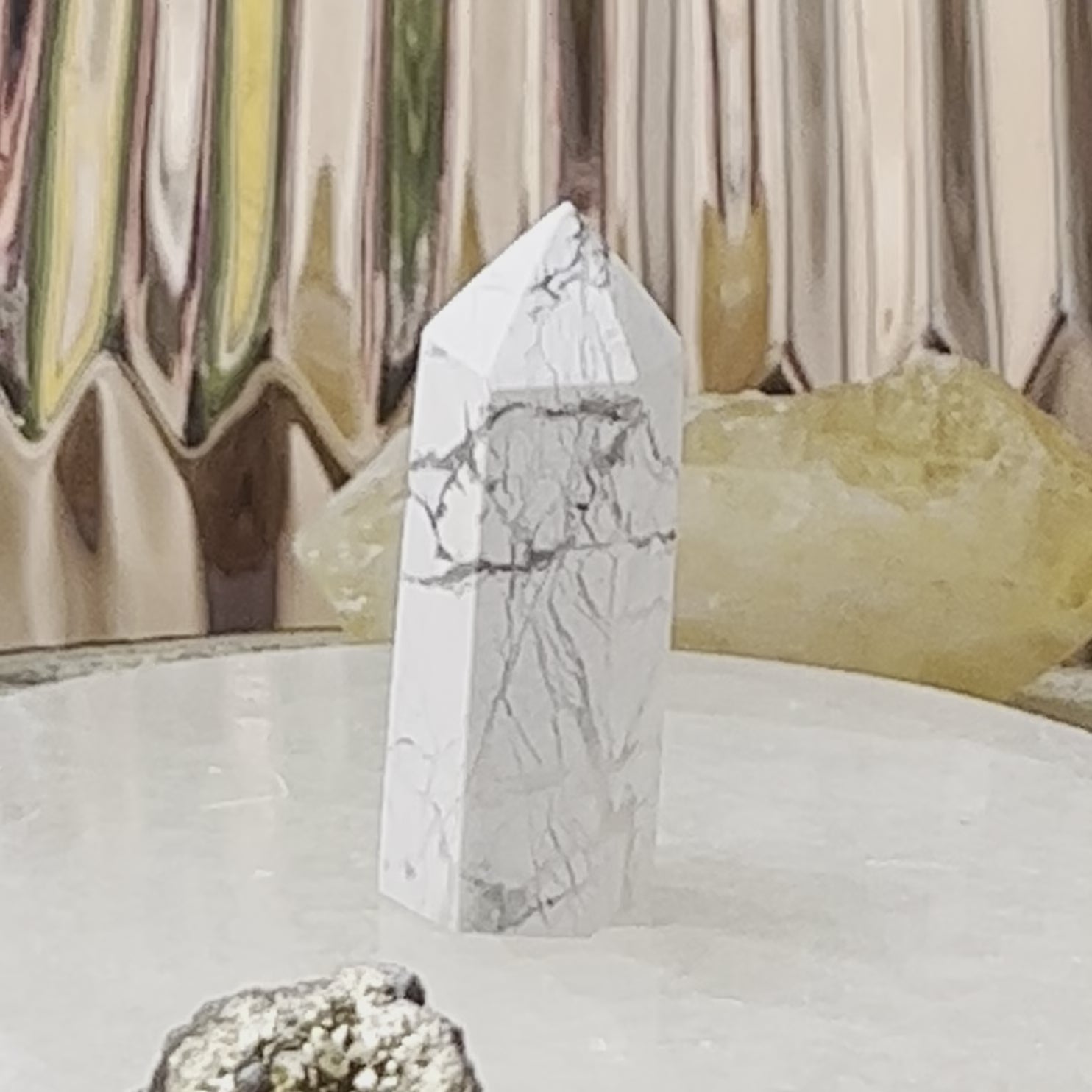 Howlite Point - Peace & Harmony