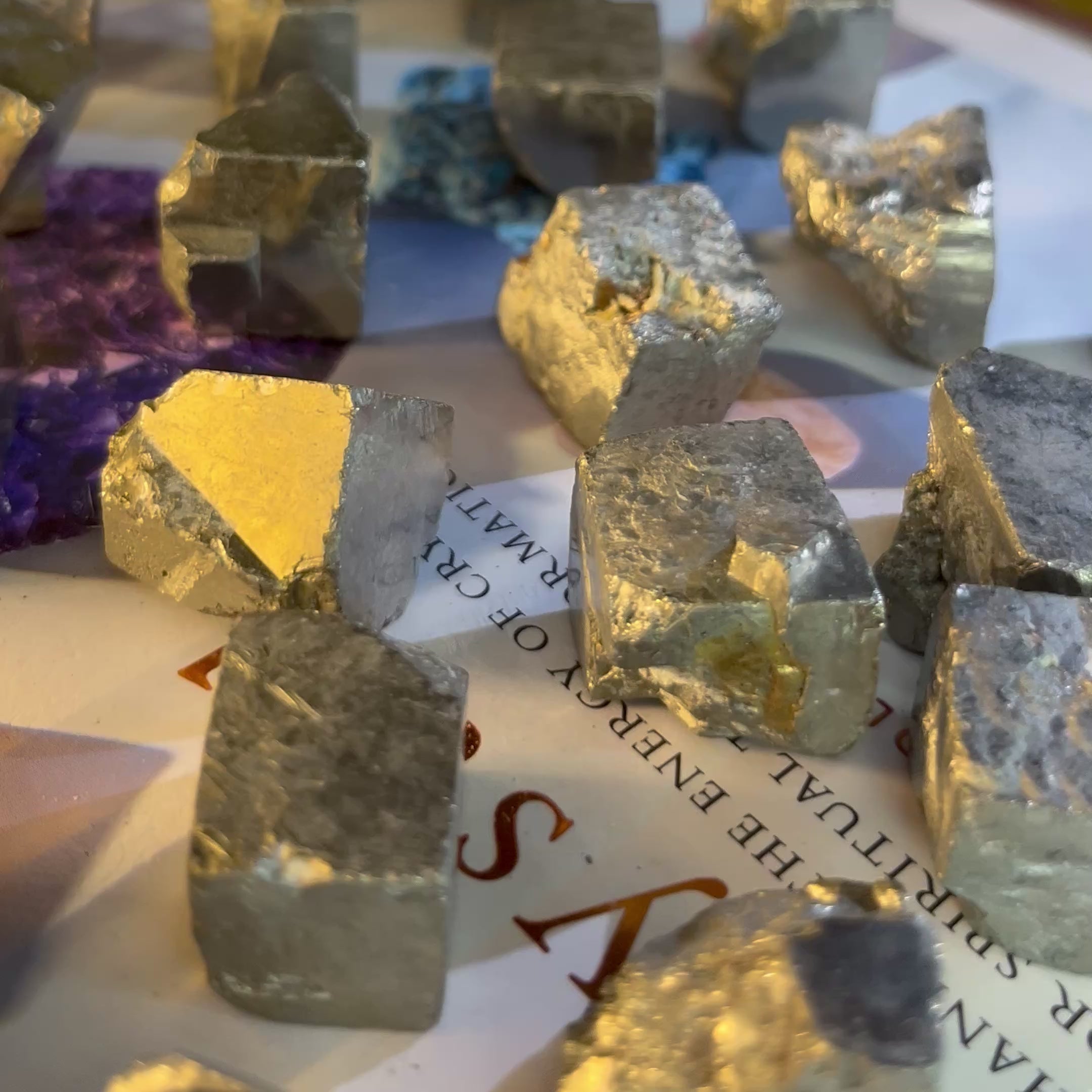 Rough Pyrite Cubes - Success & Prosperity