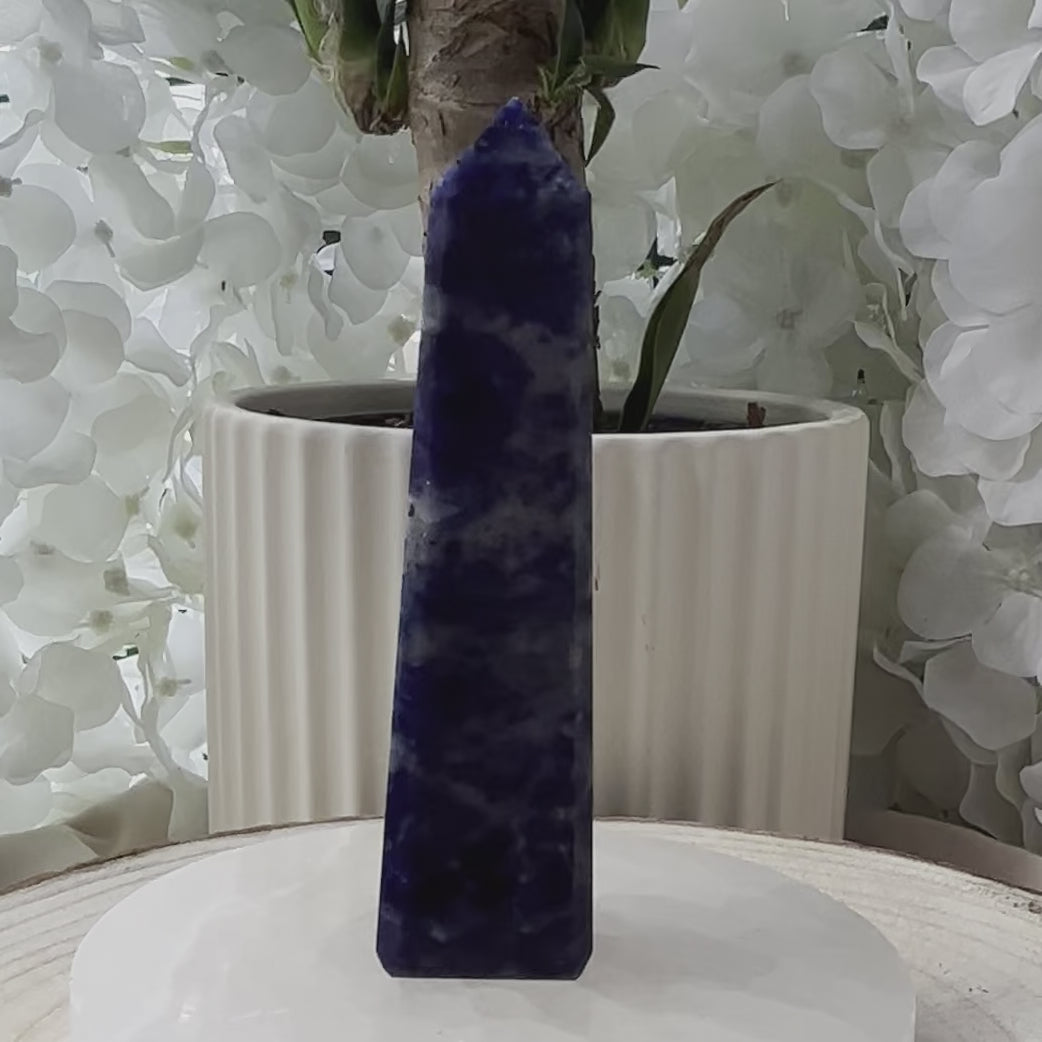 Sodalite Obelisk - Wisdom & Guidance