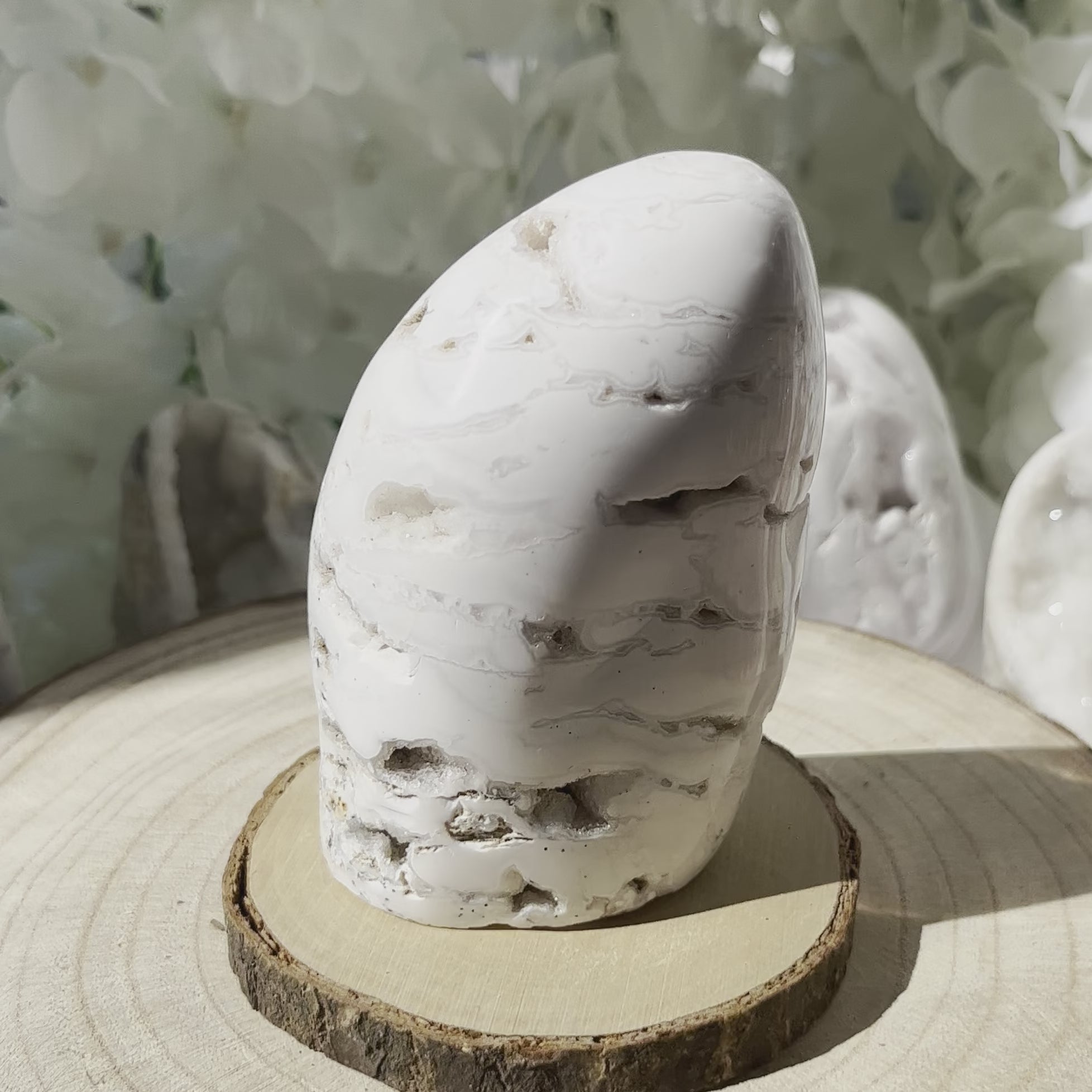 Druzy Snow Agate Freeform