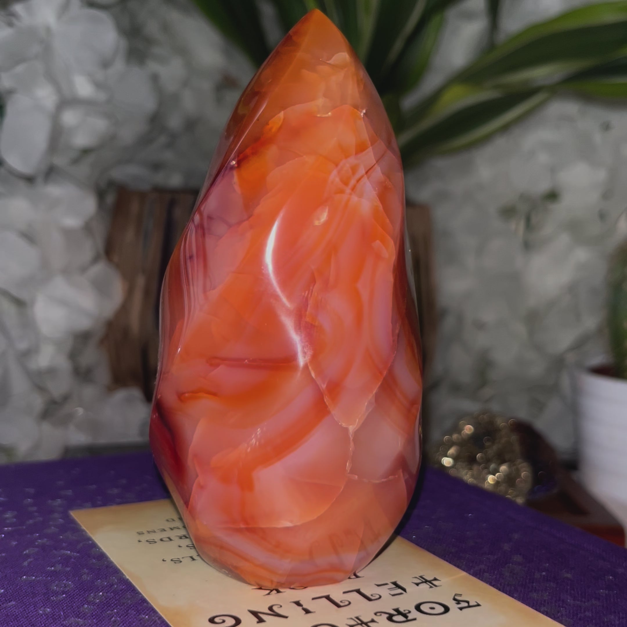 Carnelian Flame - Vitality & Courage