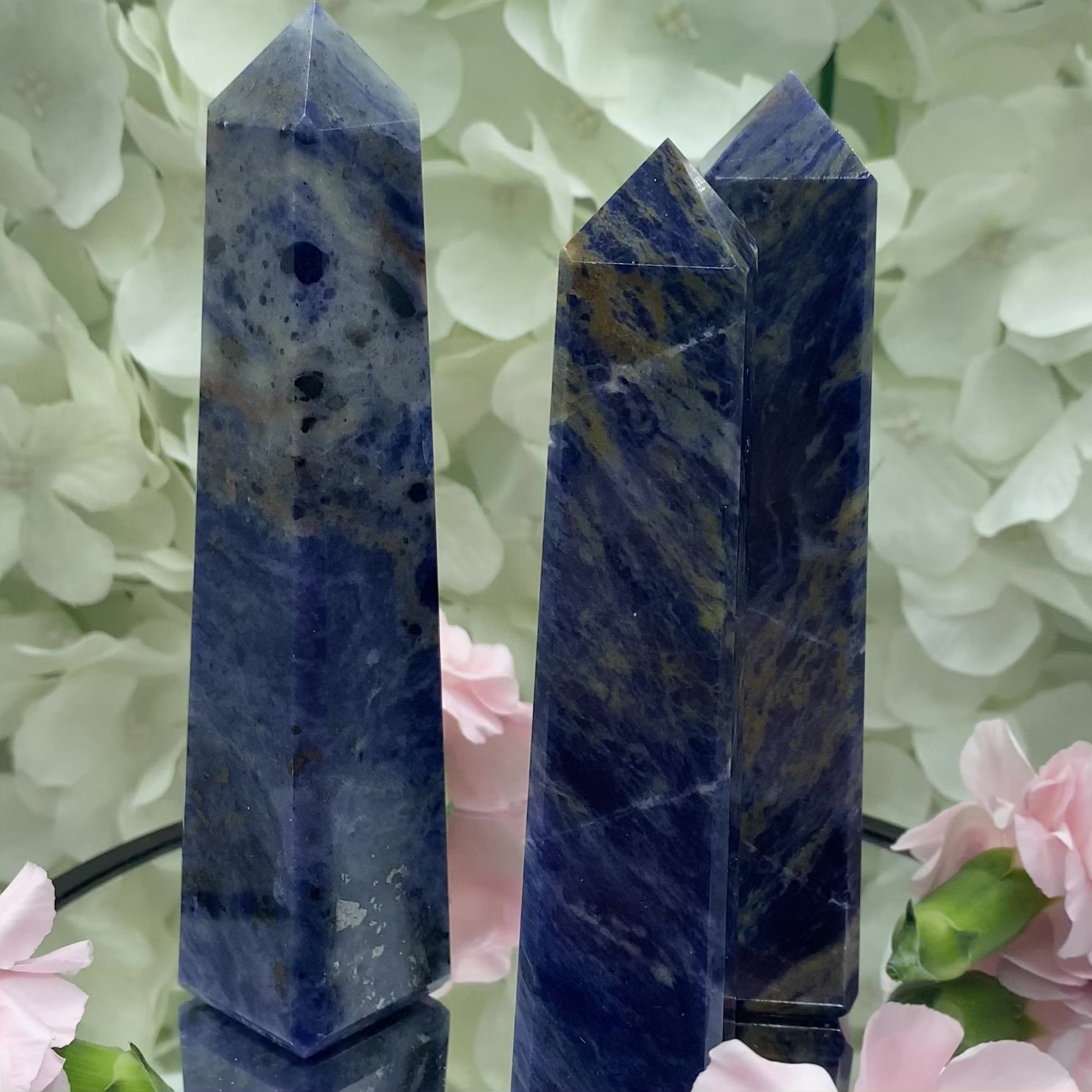 Sodalite Obelisk - Wisdom & Guidance