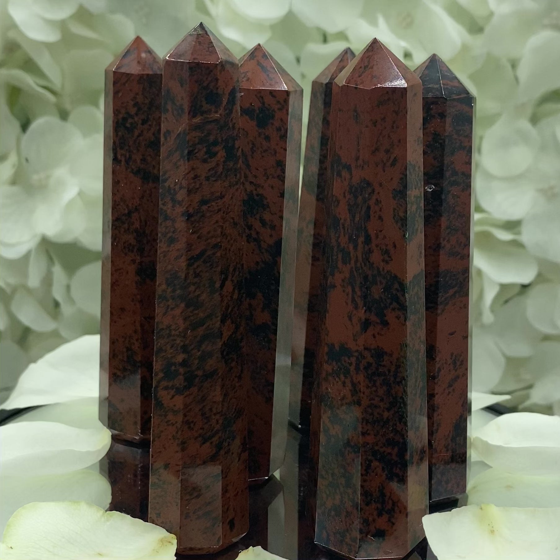 Mahogany Obsidian Point - Grounding & Protection