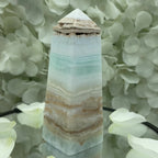 Caribbean Calcite Obelisk - Spiritual Growth & Self-Confidence