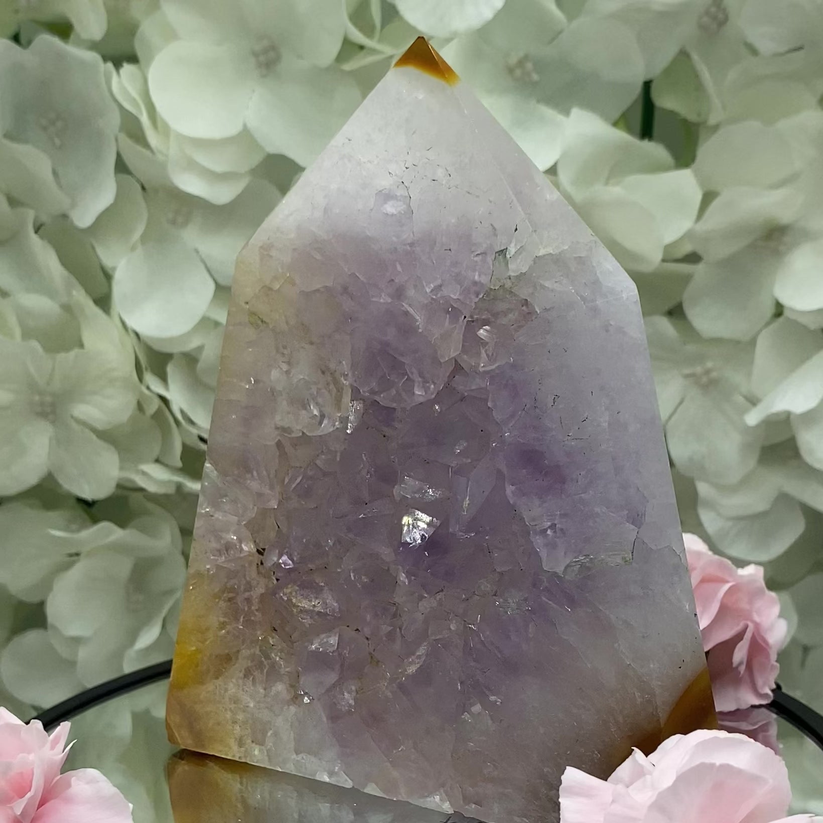 Amethyst Obelisk Drusy Tower - Spirituality & Transmutation