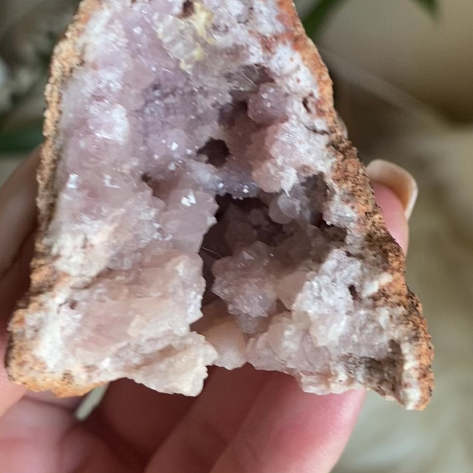 Pink Amethyst Clusters - Emotional Healing & Wisdom