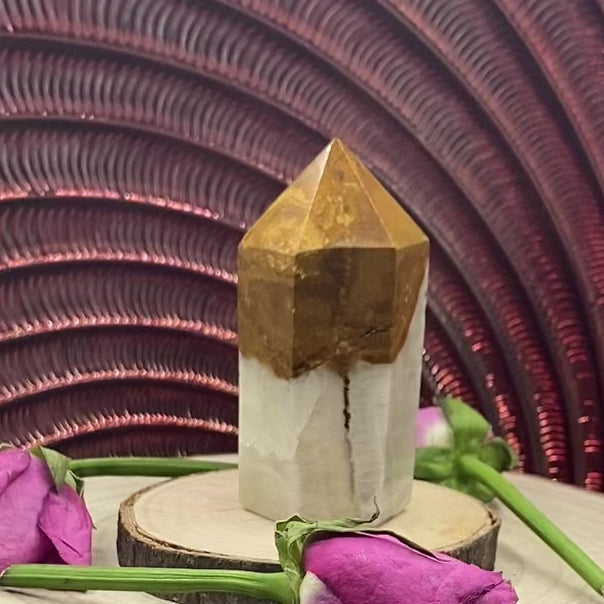 Green Aragonite Point
