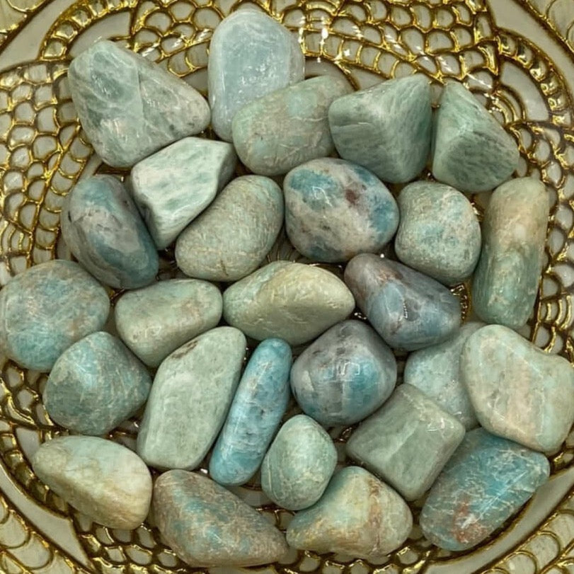 Amazonite Tumblestones - Success & Communication Small Crystals